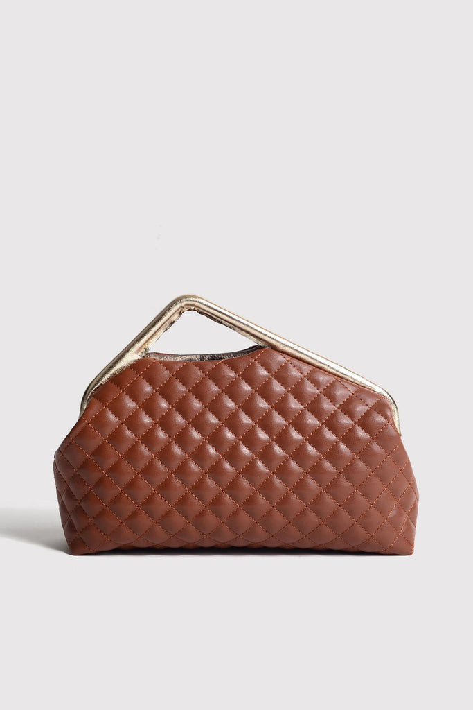 Taba Kapitone Clutch Portföy Çanta